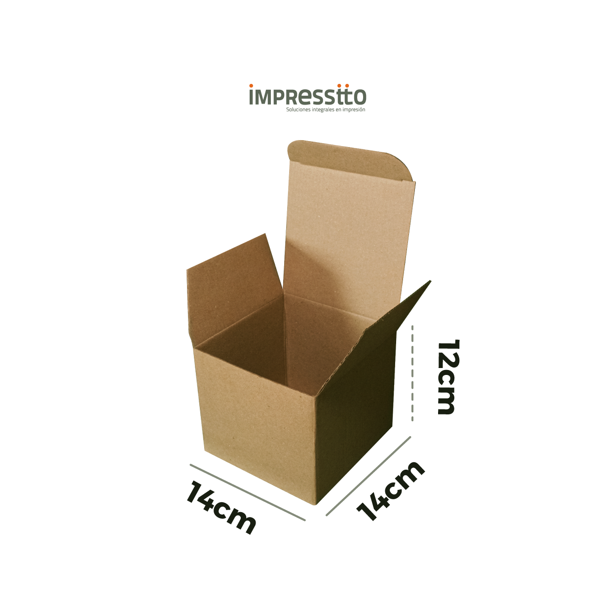 50 Cajas e-commerce (14 cm x 14 cm x 12 cm)