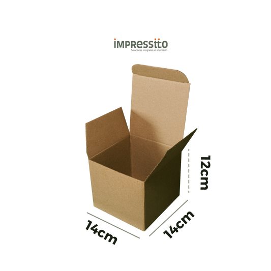 50 Cajas e-commerce (14 cm x 14 cm x 12 cm)