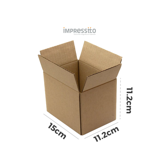 50 Cajas e-commerce (15 cm x 11.2 cm x 11.2 cm)