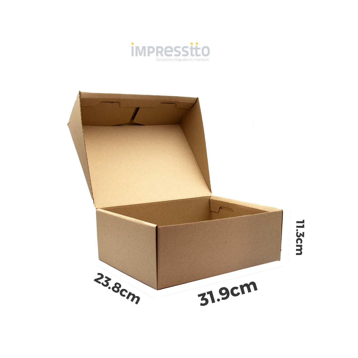 50 Cajas de Cartón (31.9cm X 23.8cm X 11.3cm)