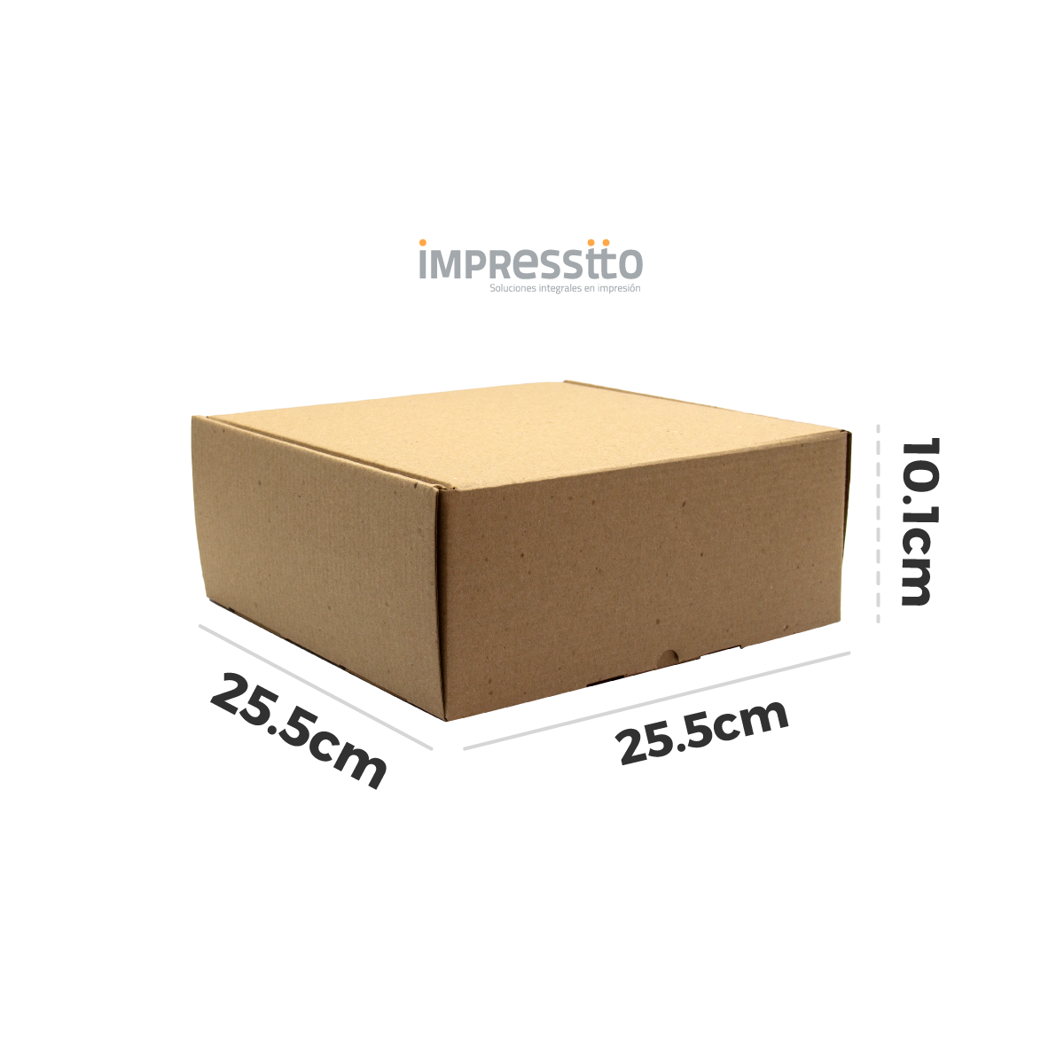 50 Cajas de Cartón (25.5 cm x 25.5 cm x 10.1 cm)