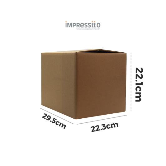 50 Cajas de Cartón (29.5 cm x 22.3 cm x 22.1 cm)