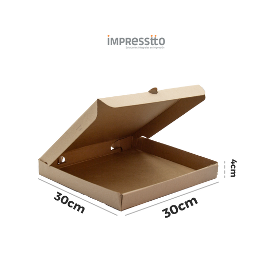 50 Cajas para Pizza (30cm X 30cm X 4cm)